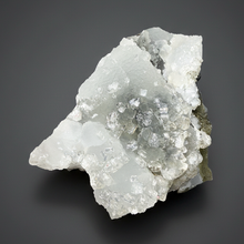 Load image into Gallery viewer, Druzy Chalcedony Stalactites with Druzy Clear Apophyllite | Maharashtra, India
