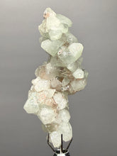 Load image into Gallery viewer, High-Grade Mint Apophyllite on Red Heulandite Stalactite (Deccan Traps, India)
