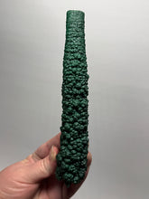 Load image into Gallery viewer, 7.3” Museum-Grade Druzy Malachite Stalactite “Cave” Formation | DR Congo | Mineral Collector Specimen
