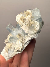 Load image into Gallery viewer, Premium Aquamarine with Mica on Matrix  Collector Mineral Specimen – Nagar Valley, Pakistan
