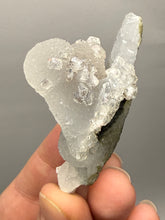 Load image into Gallery viewer, Druzy Chalcedony Stalactites with Druzy Clear Apophyllite | Maharashtra, India
