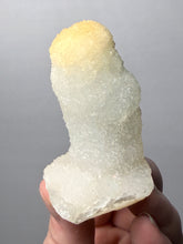 Load image into Gallery viewer, High-Grade “Dream Cloud” Druzy Chalcedony Stalactite — Maharashtra, India (Collector Display Specimen)
