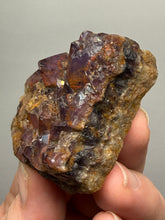 Load image into Gallery viewer, Premium Hematite-Phantom Deep Magenta Ametrine Cluster | Deccan Traps, India | Collector Mineral Specimen
