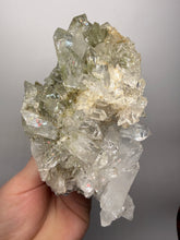 Load image into Gallery viewer, Chlorite-Included Quartz Cluster (Green Phantom Quartz) – Pakistan Mineral Specimen
