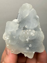 Load image into Gallery viewer, Druzy Chalcedony Stalactites with Druzy Clear Apophyllite | Maharashtra, India
