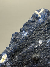 Load image into Gallery viewer, Superb Blueberry Fluorite on Candle Quartz | Huanggang Liang Mine, Inner Mongolia, China
