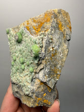 Load image into Gallery viewer, High-Grade Green Wavellite Collectors Specimen - Radiating Botryoidal Crystal Formation - Arkansas, USA
