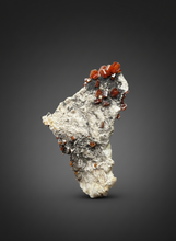 Load image into Gallery viewer, Natural Vanadinite on Matrix | Collector Mineral Specimen | Morocco
