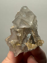 Load image into Gallery viewer, Isometric Fluorite &amp; Scalenohedral Calcite Specimen | Pakistan Mineral Collector Display Piece
