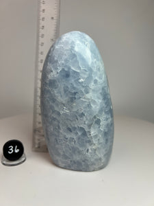 Blue Celestite Heart