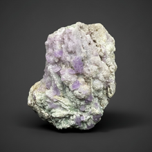 Load image into Gallery viewer, Purple Apatite on Matrix Collector Mineral Specimen from Paprok, Afghanistan
