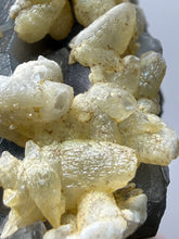 Load image into Gallery viewer, Isometric Fluorite &amp; Scalenohedral Calcite Specimen | Pakistan Mineral Collector Display Piece
