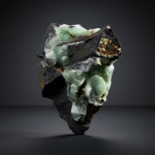 Load image into Gallery viewer, High-Grade Green Wavellite Collectors Specimen - Radiating Botryoidal Crystal Formation - Arkansas, USA
