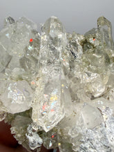 Load image into Gallery viewer, Chlorite-Included Quartz Cluster (Green Phantom Quartz) – Pakistan Mineral Specimen
