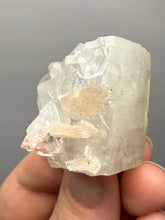 Load image into Gallery viewer, Lustrous Apophyllite over Red Heulandite (Zeolite Pocket) — Deccan Traps, Maharashtra, India
