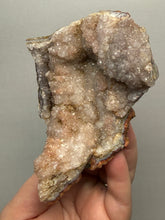 Load image into Gallery viewer, Natural Botryoidal Goethite on Druzy Amethyst Cluster | Collector Mineral Specimen | Morocco
