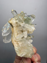 Load image into Gallery viewer, Chlorite-Included Quartz Cluster (Green Phantom Quartz) – Pakistan Mineral Specimen
