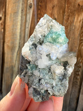 Load image into Gallery viewer, Mint Green (Disco Ball) Radial Apophyllite + White Heulandite • Maharashtra, India
