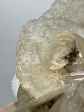 Load image into Gallery viewer, LARGE Silvery Bladed “Rose” Calcite Cluster – Yaogangxian Mine, Hunan, China
