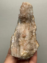 Load image into Gallery viewer, Natural Botryoidal Goethite on Druzy Amethyst Cluster | Collector Mineral Specimen | Morocco
