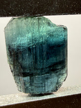 Load image into Gallery viewer, Raw Natural Blue Indicolite Tourmaline Gemstone – Mineral Thumbnail Specimen from Pakistan
