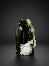 Load image into Gallery viewer, Green Cap Stak Nala Tourmaline with Cleavelandite – Haramosh Mountains, Pakistan | Thumbnail Specimen
