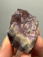 Load image into Gallery viewer, Premium Hematite-Phantom Deep Magenta Ametrine Cluster | Deccan Traps, India | Collector Mineral Specimen
