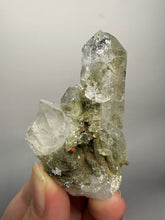 Load image into Gallery viewer, Chlorite-Included Quartz Cluster (Green Phantom Quartz) | Pakistan Mineral Specimen
