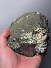 Load image into Gallery viewer, 5.7” New Find: Huanzala Mine Peru Sphalerite + Chalcopyrite + Apatite + Calcite + Quartz | Collector Display Specimen
