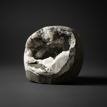 Load image into Gallery viewer, High-Grade Druzy Blue Chalcedony Stalactites Vug — Deccan Traps, Maharashtra, India
