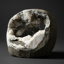 Load image into Gallery viewer, High-Grade Druzy Blue Chalcedony Stalactites Vug — Deccan Traps, Maharashtra, India
