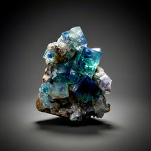 Load image into Gallery viewer, Rare Tenebrescent Color-Changing Cubic Fluorite | Hidden Forest Pocket — Diana Maria Mine, Frosterley, Weardale, County Durham, England
