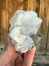Load image into Gallery viewer, Mint Green Apophyllite w Red Phantoms • Maharashtra, India
