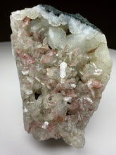 Load image into Gallery viewer, Pink and Pearl Heulandite + White Botryoidal Chalcopyrite • Maharashtra, India
