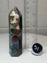 Load image into Gallery viewer, Candy Forest Jasper Obelisk Tower
