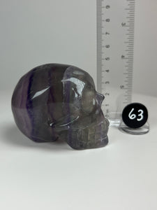 Fluorite • Rainbow Fluorite Skull