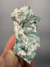 Load image into Gallery viewer, Blue Indicolite Tourmaline on Matrix – Pegmatite Mineral Specimen from Pakistan
