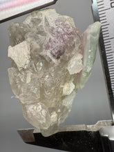 Load image into Gallery viewer, Pink Morganite, Mint Green Tourmaline, Purple Lepidolite in Shiny Quartz – Pegmatite Mineral Specimen from Pakistan
