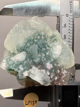 Load image into Gallery viewer, Druzy Green Apophyllite on Red &amp; Green Heulandite – Deccan Traps, Maharashtra, India
