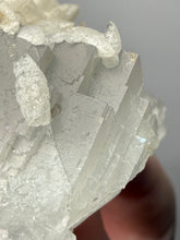 Load image into Gallery viewer, Isometric Fluorite &amp; Scalenohedral Calcite Specimen | Pakistan Mineral Collector Display Piece
