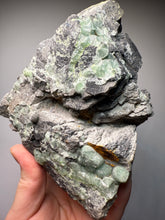 Load image into Gallery viewer, High-Grade Green Wavellite Collectors Specimen - Radiating Botryoidal Crystal Formation - Arkansas, USA

