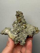 Load image into Gallery viewer, Marcasite, Pyrite &amp; Barite Cabinet Specimen | Bounhas Mine, Oumjrane, Morocco
