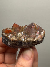 Load image into Gallery viewer, Premium Hematite-Phantom Deep Magenta Ametrine Cluster | Deccan Traps, India | Collector Mineral Specimen
