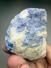 Load image into Gallery viewer, Afghan Lazurite Specimen | Deep Blue Lapis-Grade Crystal on Matrix | Collector Display Mineral
