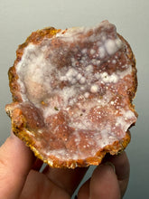 Load image into Gallery viewer, “Goblin Chalcedony” Pink &amp; Orange Druzy Botryoidal Stalactites — Tichka Massif, High Atlas, Morocco
