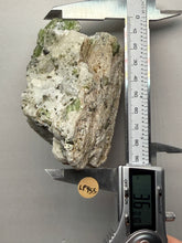 Load image into Gallery viewer, Electric Green Diopside on Quartz – Collector Mineral Specimen (Gilgit-Baltistan) Pakistan
