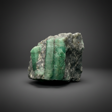 Load image into Gallery viewer, Emerald Variety Green Beryl on Matrix | Northern Bahia, Brazil | Collector Mineral Display Specimen
