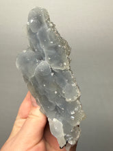 Load image into Gallery viewer, Druzy Chalcedony Stalactite with Druzy Clear Apophyllite | Maharashtra, India
