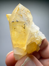 Load image into Gallery viewer, High Grade Golden Iron-Stained Himalayan Quartz Cluster | Rare Pakistan Mineral Specimen | Collector Display Crystal
