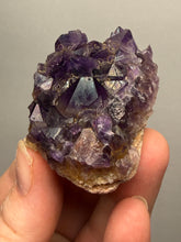 Load image into Gallery viewer, Premium Hematite-Phantom Deep Magenta Ametrine Cluster | Deccan Traps, India | Collector Mineral Specimen
